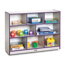 Rainbow Accents Super-Sized Single Mobile Storage Unit, Purple