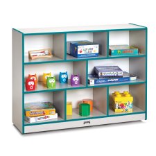 Rainbow Accents Super-Sized Single Mobile Storage Unit, Teal