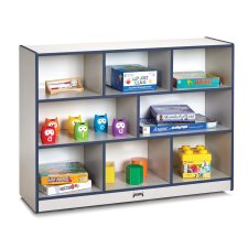 Rainbow Accents Super-Sized Single Mobile Storage Unit, Navy