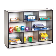 Rainbow Accents Super-Sized Single Mobile Storage Unit, Black