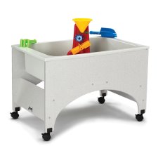 Rainbow Accents Space Saver Sensory Table, Gray 