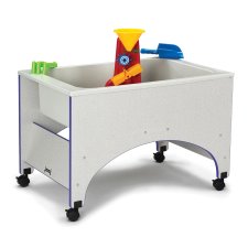 Rainbow Accents Space Saver Sensory Table, Blue