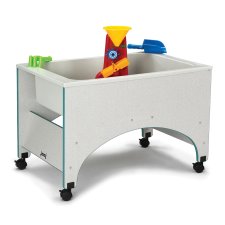 Rainbow Accents Space Saver Sensory Table, Teal