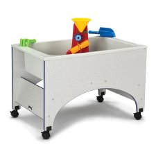 Rainbow Accents Space Saver Sensory Table, Navy