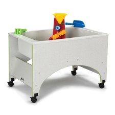 Rainbow Accents Space Saver Sensory Table, Key Lime