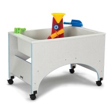 Rainbow Accents Space Saver Sensory Table, Coastal Blue