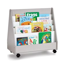 Rainbow Accents Double Sided Pick-a-Book Mobile Stand, Gray