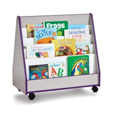 Rainbow Accents Double Sided Pick-a-Book Mobile Stand, Purple