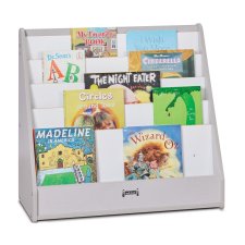 Rainbow Accents Flushback Pick-a-Book Stand, Gray