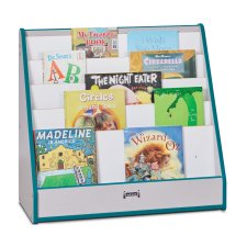 Rainbow Accents Flushback Pick-a-Book Stand, Teal