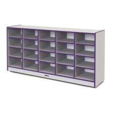 Rainbow Accents 20 Tub Mobile Storage, Purple