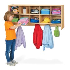 Young Time 10 Section Wall Mount Coat Locker