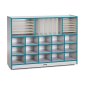 Rainbow Accents Sectional Cubbie-Tray Mobile Unit, Teal