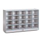Rainbow Accents 20 Cubbie-Tray Mobile Storage, Coastal Blue