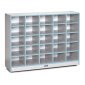 Rainbow Accents 25 Cubbie-Tray Mobile Storage, Coastal Blue