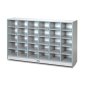Rainbow Accents 30 Cubbie-Tray Mobile Storage, Coastal Blue