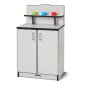 Rainbow Accents Culinary Creations Kitchen Cupboard, Black