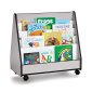 Rainbow Accents Double Sided Pick-a-Book Mobile Stand, Black