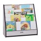 Rainbow Accents Flushback Pick-a-Book Stand, Black