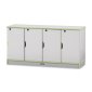 Rainbow Accents Stacking Lockable Lockers, Single Stack, Key Lime