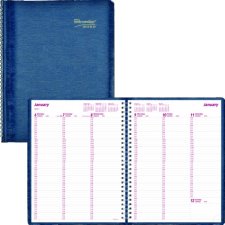 Brownline Essential Weekly Diary, 11" x 8-1/2", Blue