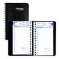 Blueline Essential Daily Diary, 6" x 3-1/2", Black