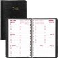 Brownline Essential Weekly Diary, 8" x 5", Black