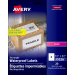 Avery® Waterproof Labels, 5-1/2" x 8-1/2", Laser, 20/pkg