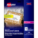 Avery Waterproof Labels, 2" x 4", Laser, 100/pkg