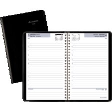 AT-A-GLANCE® Daily Appointment Book, 8" x 4-7/8", Bilingual