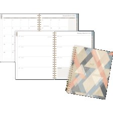 Cambridge® Triad Weekly/Monthly Planner, 11" x 9", Bilingual, Multicolour