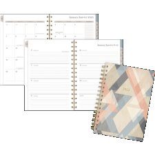 Cambridge® Triad Weekly/Monthly Planner, 8-1/2" x 6", Bilingual, Multicolour