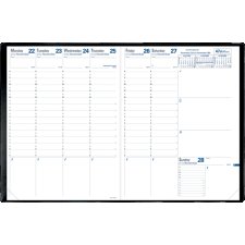 Quo Vadis Trinote Freeport Weekly Diary, 9-1/2" x 7-1/4", Black