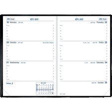 Quo Vadis SapaX Freeport Weekly Pocket Diary, 5-1/2" x 3-1/2", Black