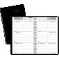 AT-A-GLANCE® Weekly Desk Diary, 8-3/16 x 5-1/2, Bilingual, Black