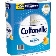 Cottonelle Ultra CleanCare Bathroom Tissue, 6/pkg