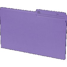 FILE FOLDER,LEGAL,VIOLET,REVERSIBLE,100/BOX