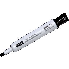 Basics® Dry Erase Whiteboard Markers, Chisel, Black, 10/box