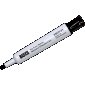 Basics® Dry Erase Whiteboard Markers, Chisel, Black, 10/box
