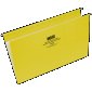 Basics® Coloured Hanging Folders, Legal, Yellow, 25/box