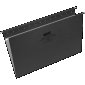 Basics® Coloured Hanging Folders, Legal, Black, 25/box