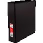Basics&reg; Customizable Round Ring Binder, 2", Black