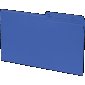 Basics Coloured Reversible File Folders, Legal, Dark Blue, 100/bx
