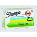Sharpie® Tank Highlighters, Chisel Tip, Fluorescent Green, 12/box