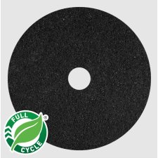 Americo Stripping Floor Pad, 17", Black