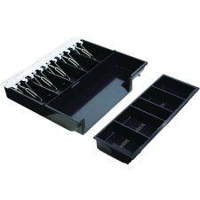 Adesso® Removable Cash and Coin Tray 14" Black