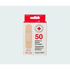 Canadian Red Cross Plastic Bandages, 50/bx