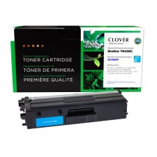 Clover Remanufactured Laser Cartridge, Brother TN436C, Extra High Yield, Cyan