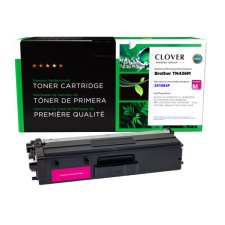 Clover Remanufactured Laser Cartridge, Brother TN436M, Extra High Yield, Magenta