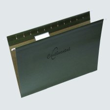 Continental Hanging Folders with Flexible Tabs, Letter, Standard Green, 25/bx